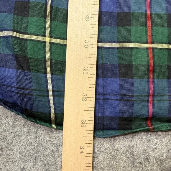 Ralph Lauren Oxford Shirt Men XL Blue Green Plaid Classic Fit Long Sleeve OCBD z - Picture 11 of 14